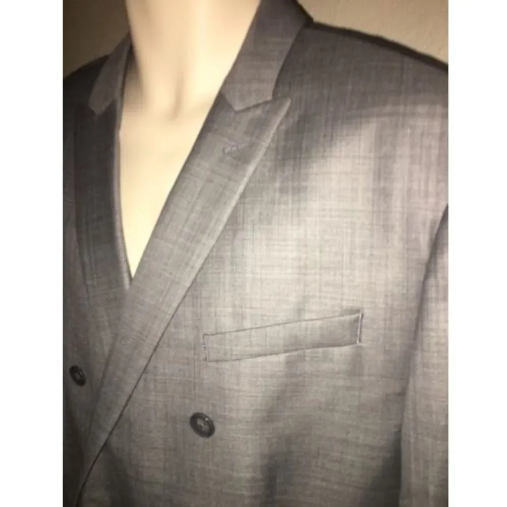 Express Blazer Suit Jacket Mens 44 Long Gray NWT